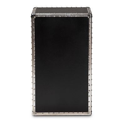 Baxton Studio Cosette Silver Cabinet