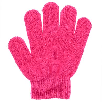 Girls 4-16 SO® Space Dye Hat and Glove Set