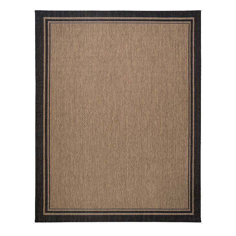 Gertmenian Avenue 33 Paseo Soroa Oasis Indoor Outdoor Rug, Brown, 8X10 Ft