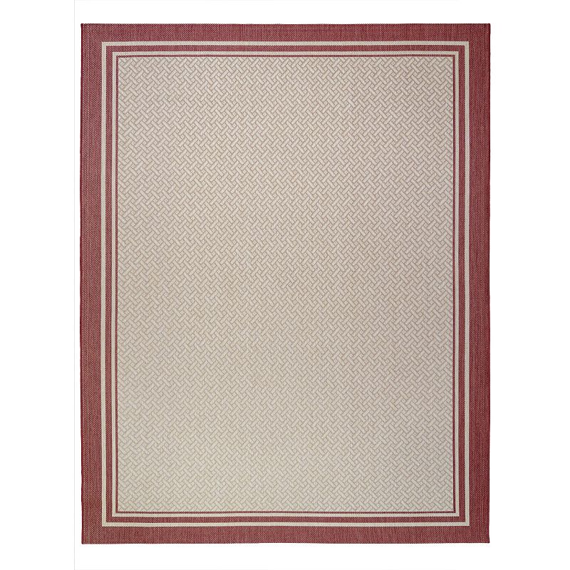 Gertmenian Avenue 33 Paseo Soroa Oasis Indoor Outdoor Rug, Red, 9X13 Ft