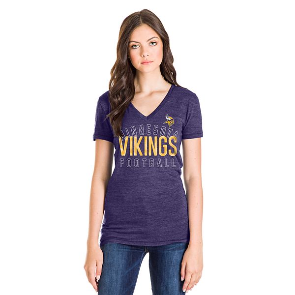 Women's Minnesota Vikings Sequined Logo Tee