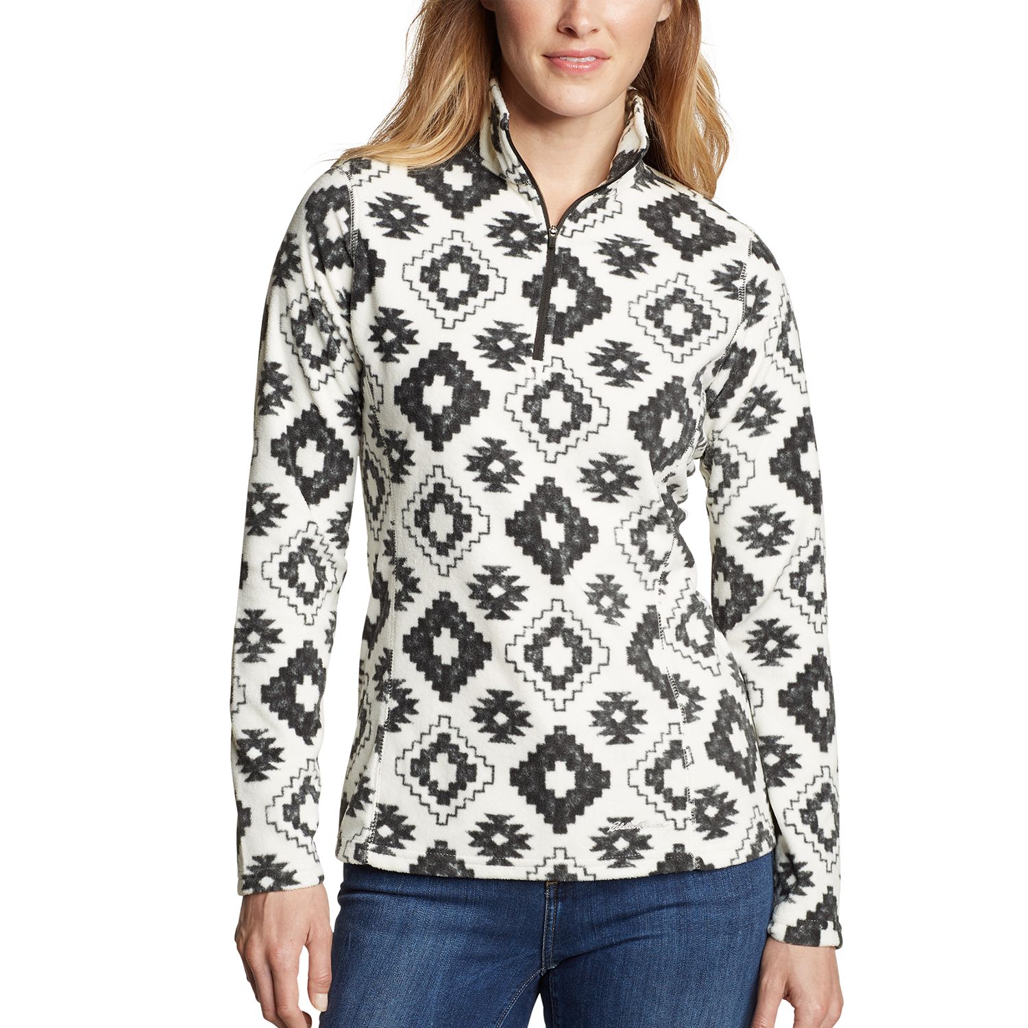eddie bauer half zip pullover women's