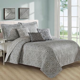 Serenta Bellamy 6 pc Coverlet and Sham Set