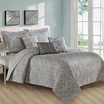 Serenta Bellamy 6 pc Coverlet and Sham Set
