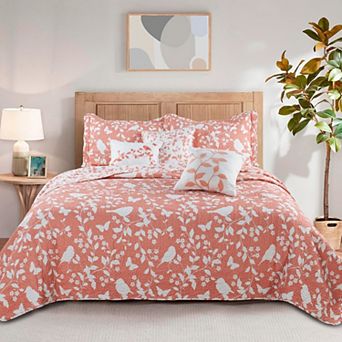 Serenta Birdsong 6 pc Coverlet and Sham Set