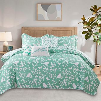 Serenta Birdsong 6 pc Coverlet and Sham Set