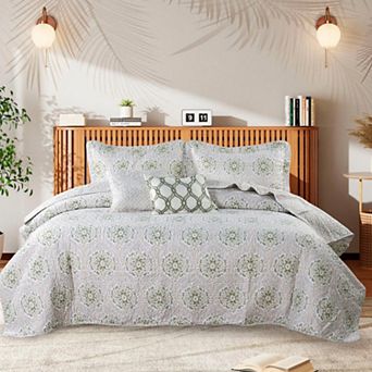 Serenta Bloom Medallion Coverlet Set