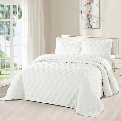 Serenta Bradley Alternative 3-Piece Bedspread and Sham Set
