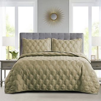 Serenta Bradley Alternative 3 pc Bedspread and Sham Set