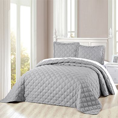 Serenta Charleston Down Alternative 3-Piece Bedspread and Sham Set