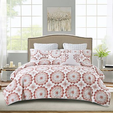 Serenta Delia 7-Piece Coverlet and Sham Set