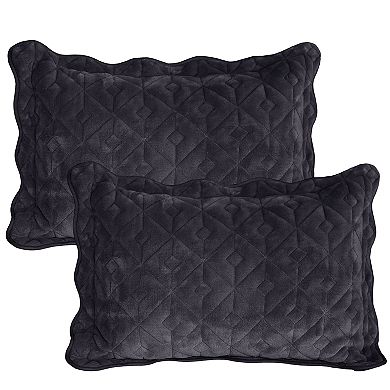 Serenta Diamond Square 4-Piece Coverlet and Sham Set