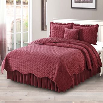 Serenta Diamond Square Coverlet Set