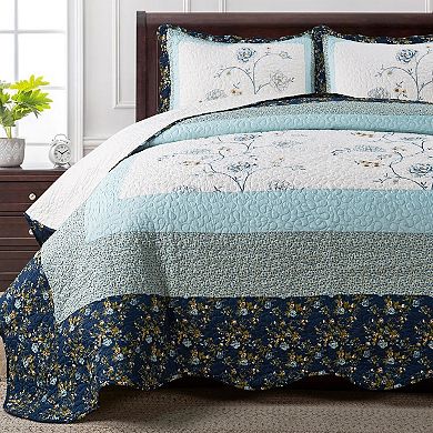 Serenta Dorset 3-Piece Coverlet and Sham Set