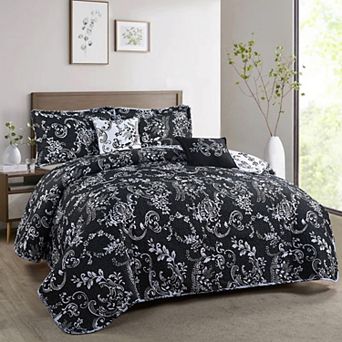 Serenta La Boheme 5 pc Coverlet and Sham Set