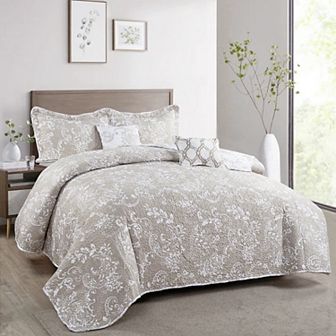Serenta La Boheme 5 pc Coverlet and Sham Set