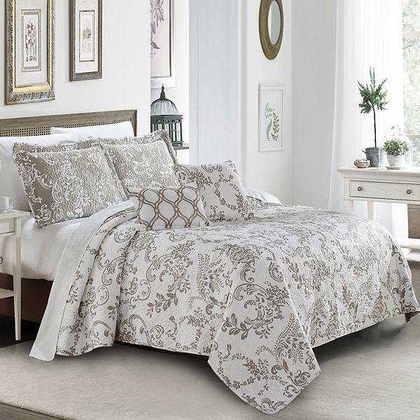 Serenta La Boheme 5-Piece Coverlet and Sham Set