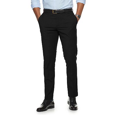 Men's Apt. 9 Slim-Fit No-Iron Flat-Front Dress Pants