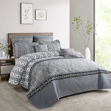 Serenta Mystic 7-Piece Coverlet and Sham Set