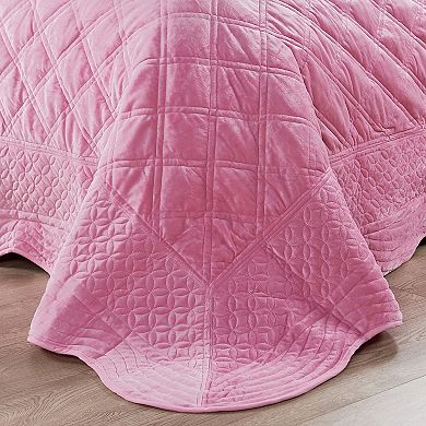 Serenta Supersoft Microplush 4-Piece Bedspread and Sham Set