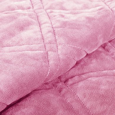 Serenta Supersoft Microplush 4-Piece Bedspread and Sham Set