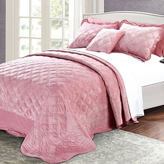 Serenta Supersoft Microplush Bedspread Set
