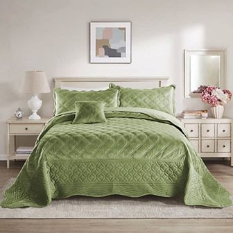 Serenta Supersoft Microplush Bedspread Set