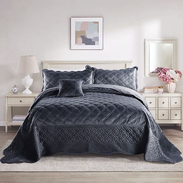 Serenta Supersoft Microplush Bedspread Set