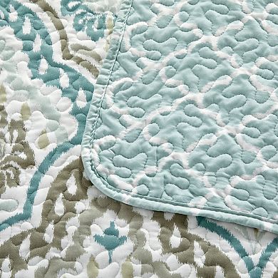 Serenta Tivoli Ikat 5-Piece Coverlet and Sham Set