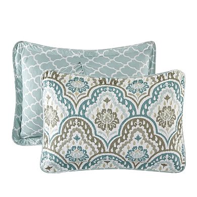 Serenta Tivoli Ikat 5-Piece Coverlet and Sham Set