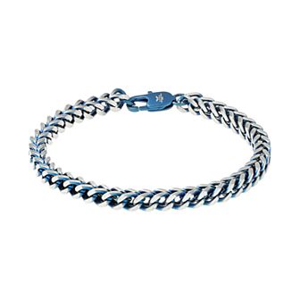 Men's LYNX Blue Ion Foxtail Chain Bracelet
