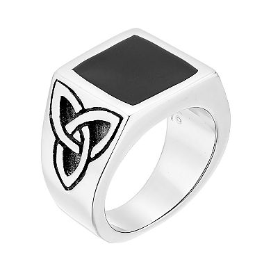 Men's LYNX Stainless Steel Celtic Knot Ring