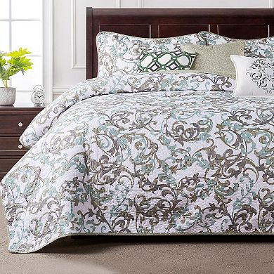 Serenta Ravello Scroll 6-Piece Coverlet and Sham Set
