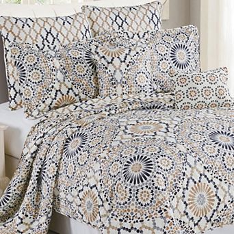 Serenta Tradewinds 7 pc Coverlet and Sham Set