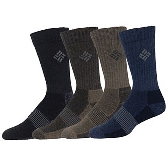 Men's Columbia 4-pack Space-Dye Crew Socks
