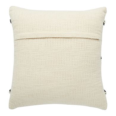 Mina Victory Connect The Dot Black Ivory Throw Pillow