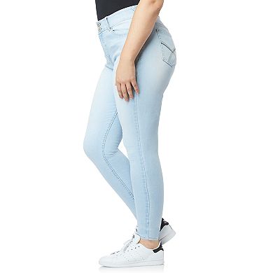 Junior's Wallflower Plus Size Luscious Curvy Skinny Jeans