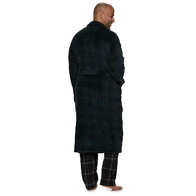 Big & Tall Croft & Barrow® Printed Plush Robe