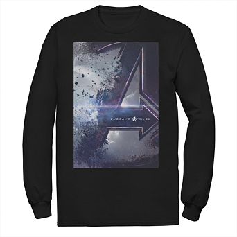 Men's Marvel Avengers Endgame Poster Long-Sleeve Tee