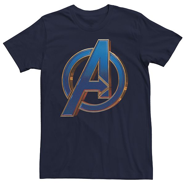 Men's Marvel Avengers Blue Logo Tee