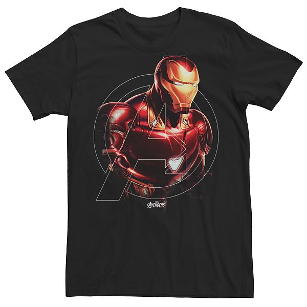 T-shirt Iron Man Marvel - Taille M, 100% Coton, Motif Avengers, Vintage Et état Très Bon