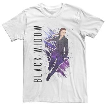 Men's Avengers Black Widow Painted Tee