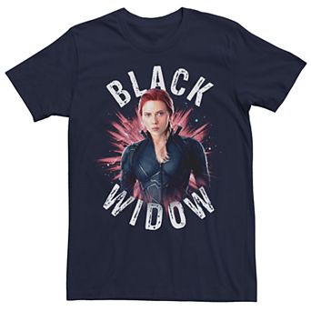 Men's Avengers Black Widow Burst Tee