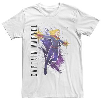 Men's Marvel Avengers Captain Marvel Painted Tee