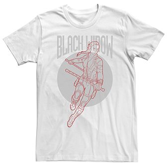 Men's Marvel Avengers Black Widow Simplicity Tee