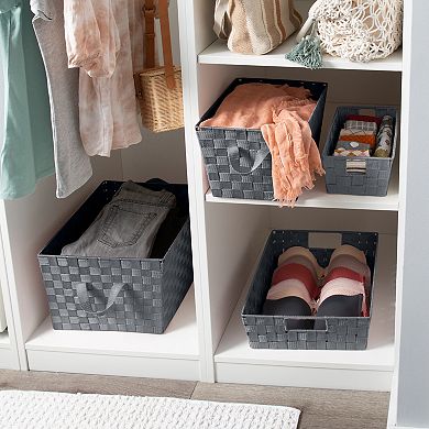 Simplify 2-Pack Storage Shelf Tote