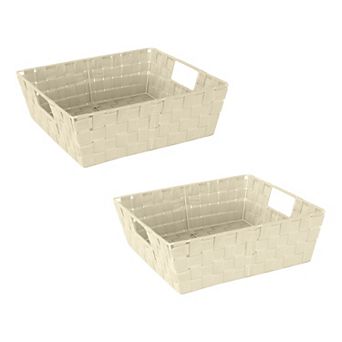 Simplify 2-Pack Storage Shelf Tote