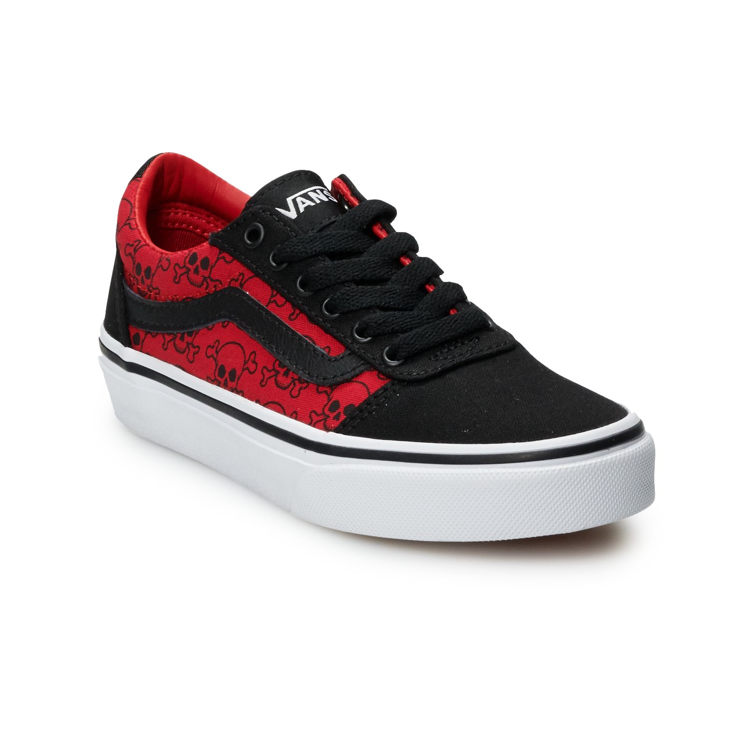 red vans shoes kids