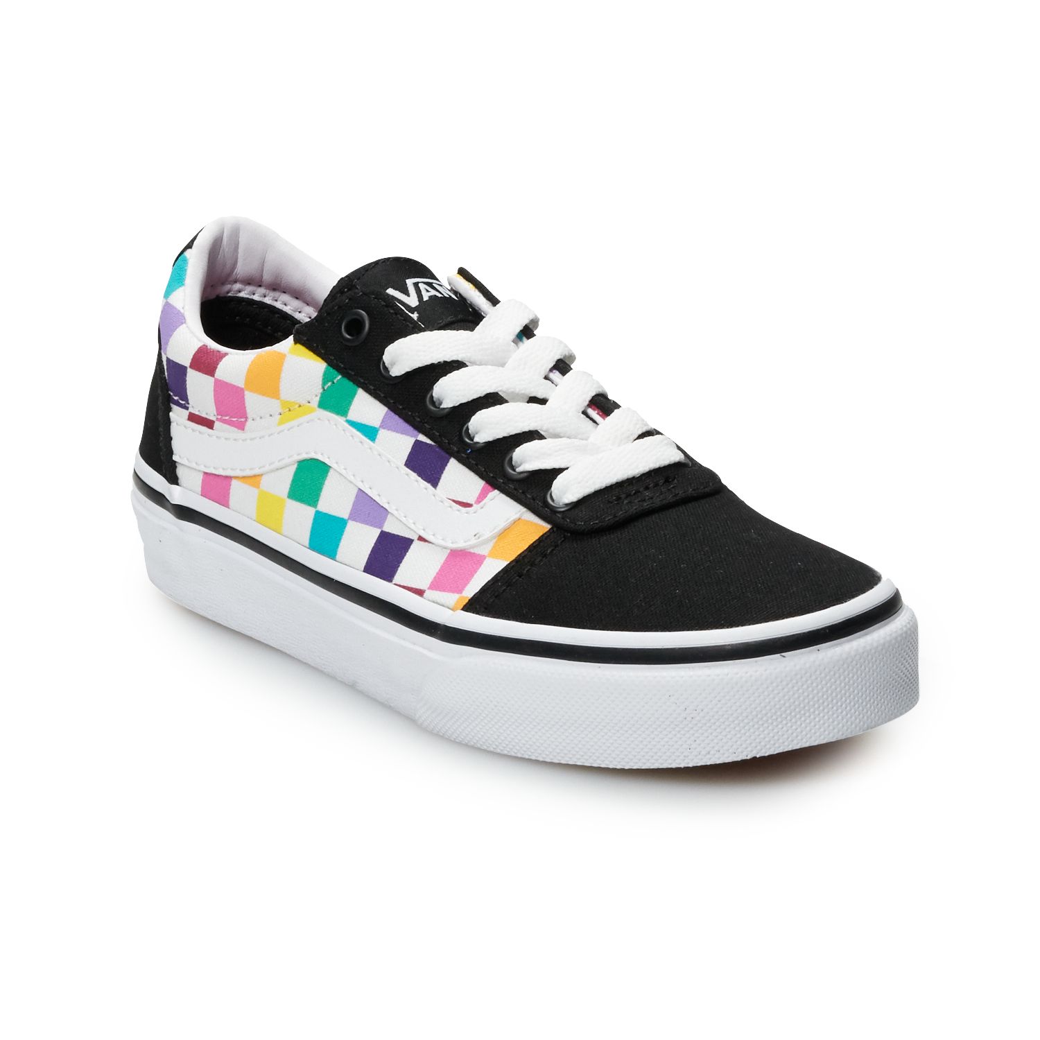 vans checkerboard slip on kohls