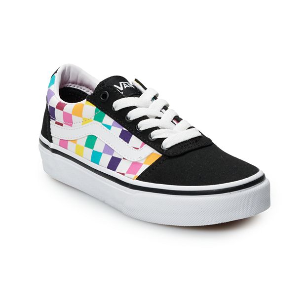 Girls checkered outlet vans